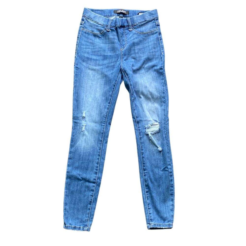 JUDY BLUE Skinny Jean Womens Sz 28 Distressed Classic Pull On Blue